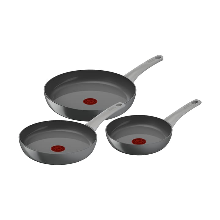 Set di 3 padelle Renew ON - Grigio - Tefal