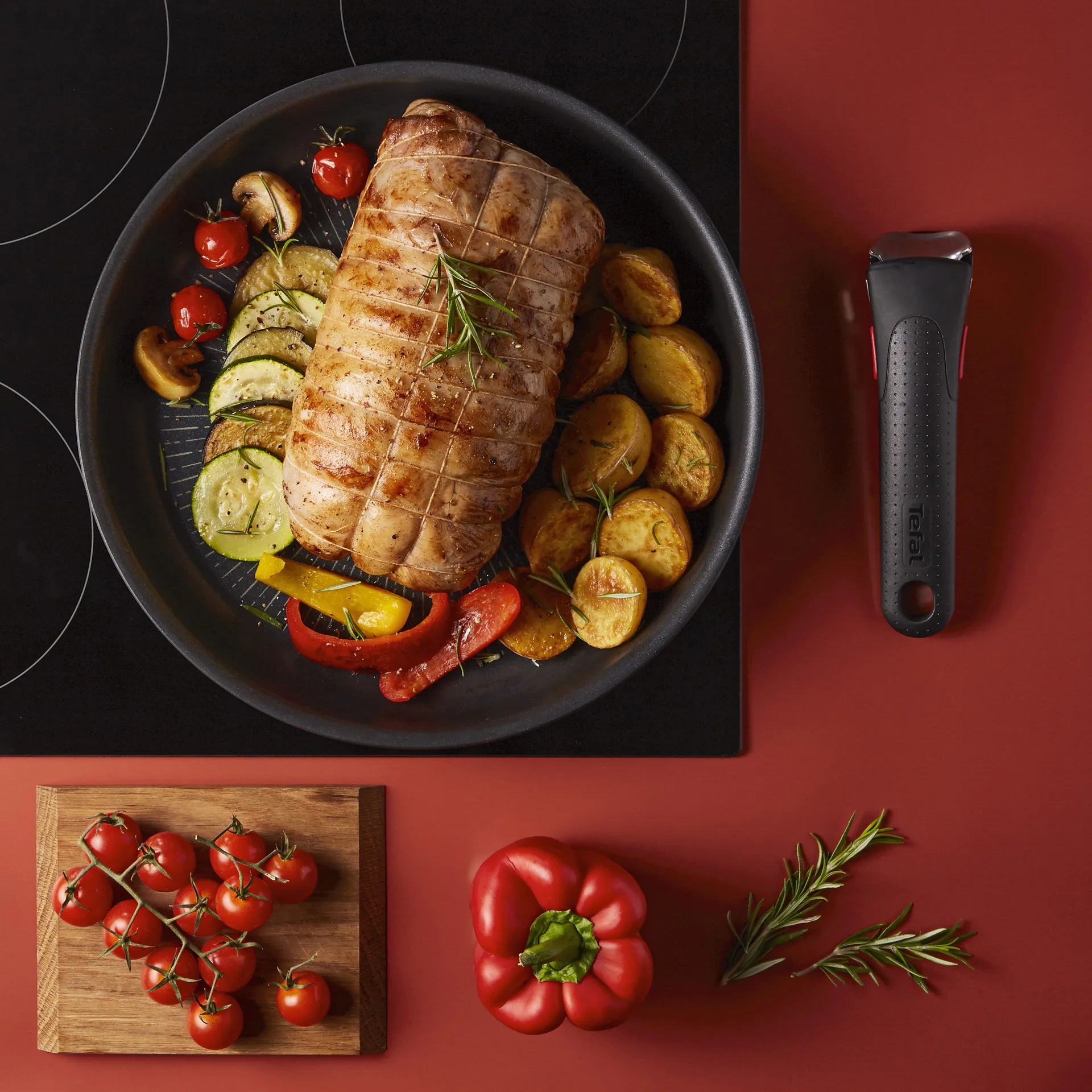 Set di padelle Ingenio Unlimited, 3 pezzi, Nero Tefal