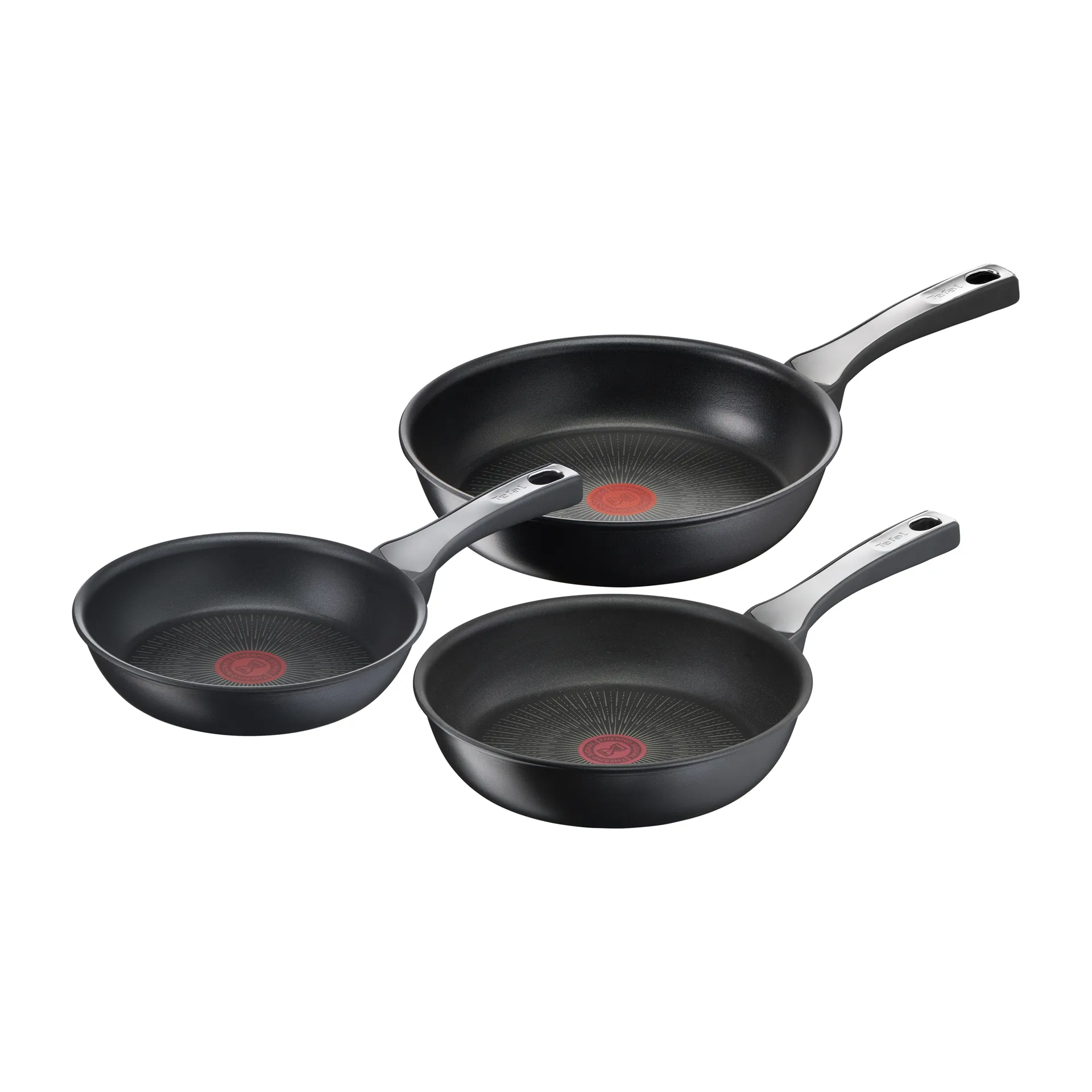 Set padelle Unlimited ON, 3 pezzi Tefal