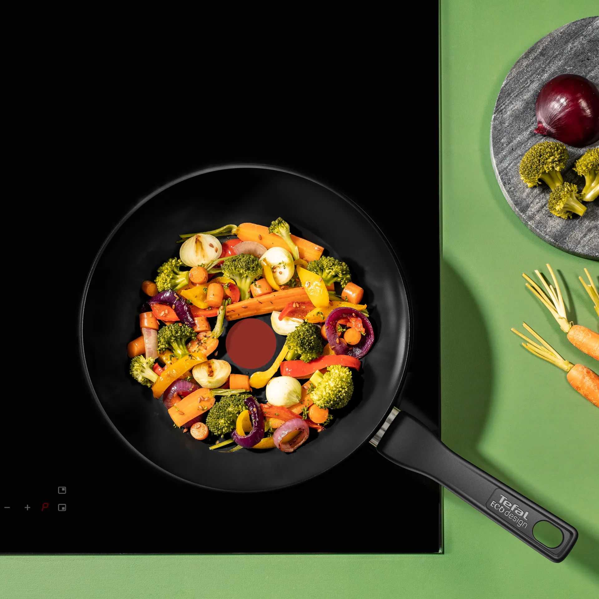 Wok Renew ON Ø 29,8 cm, Nero Tefal