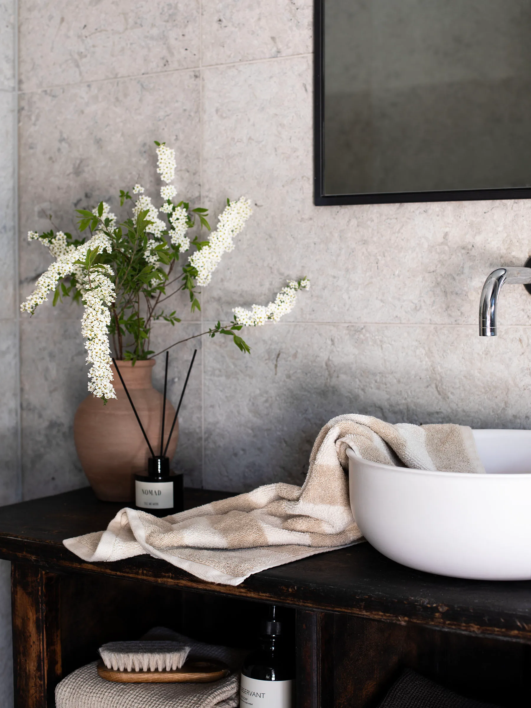 Asciugamano Cleo 50x70 cm, Beige Tell Me More