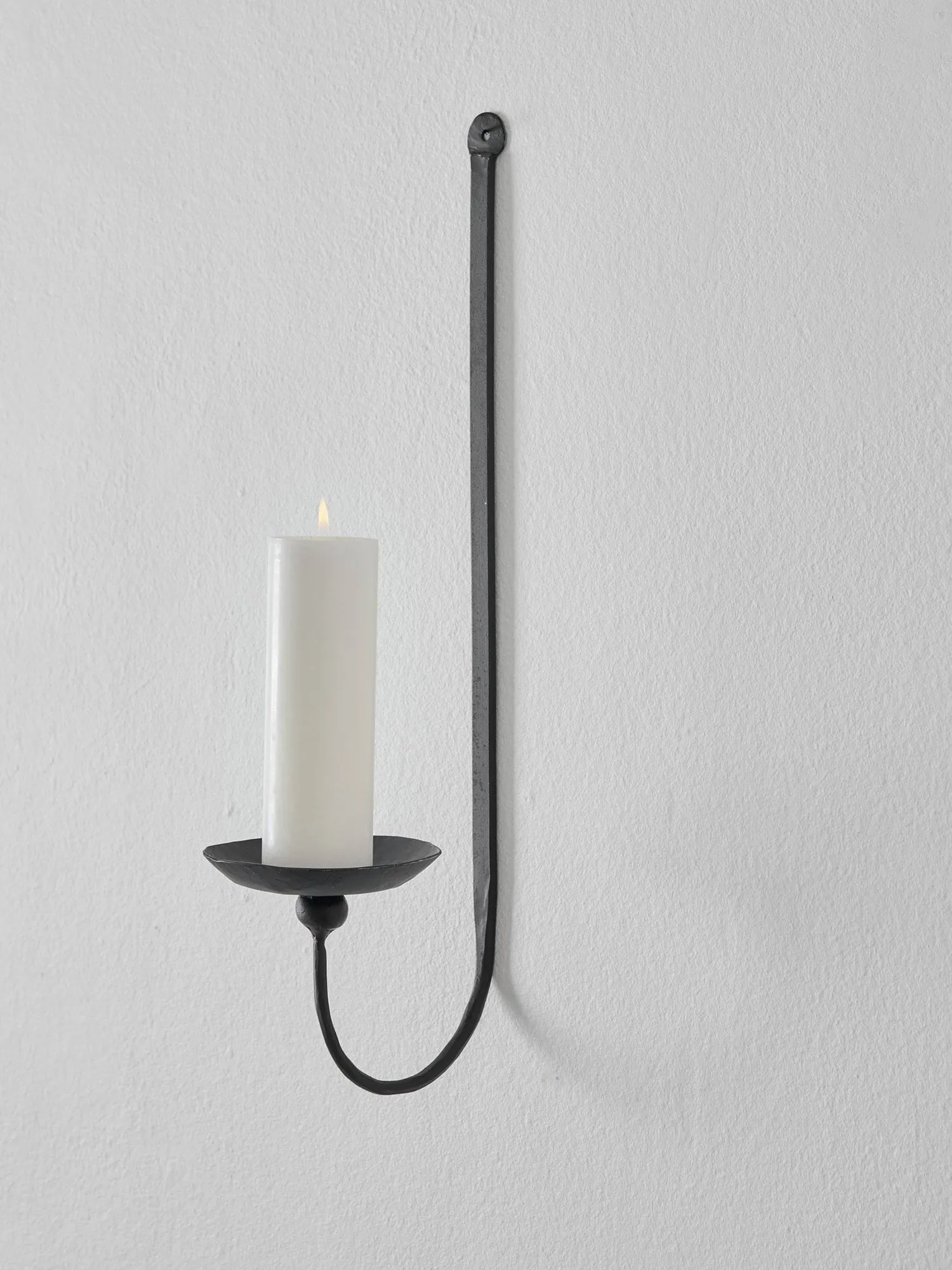 Boule applique per candele pilastro, Nero Tell Me More