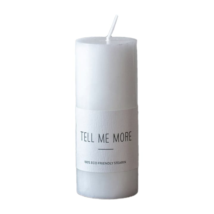 Candelotto di stearina Tell Me More S 10 cm - Bianco - Tell Me More