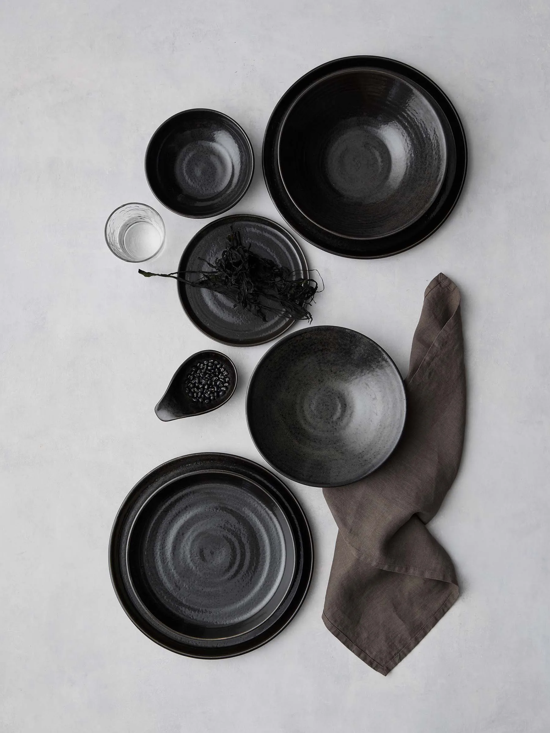 Ciotola Fenix piccola 20 cl, Marrone-nero Tell Me More