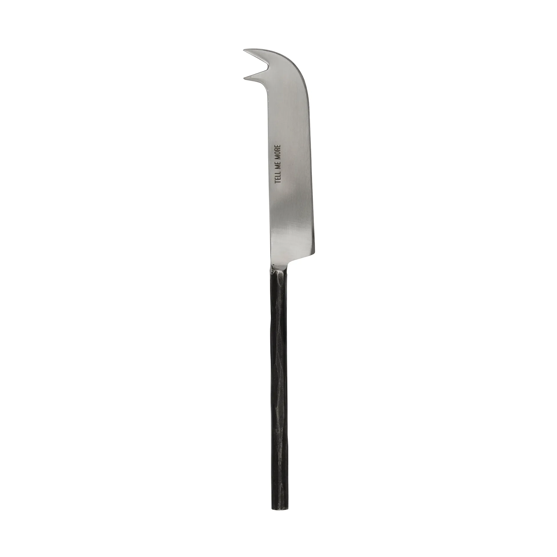 Coltello per formaggio Steel grande, Acciaio non lucidato Tell Me More
