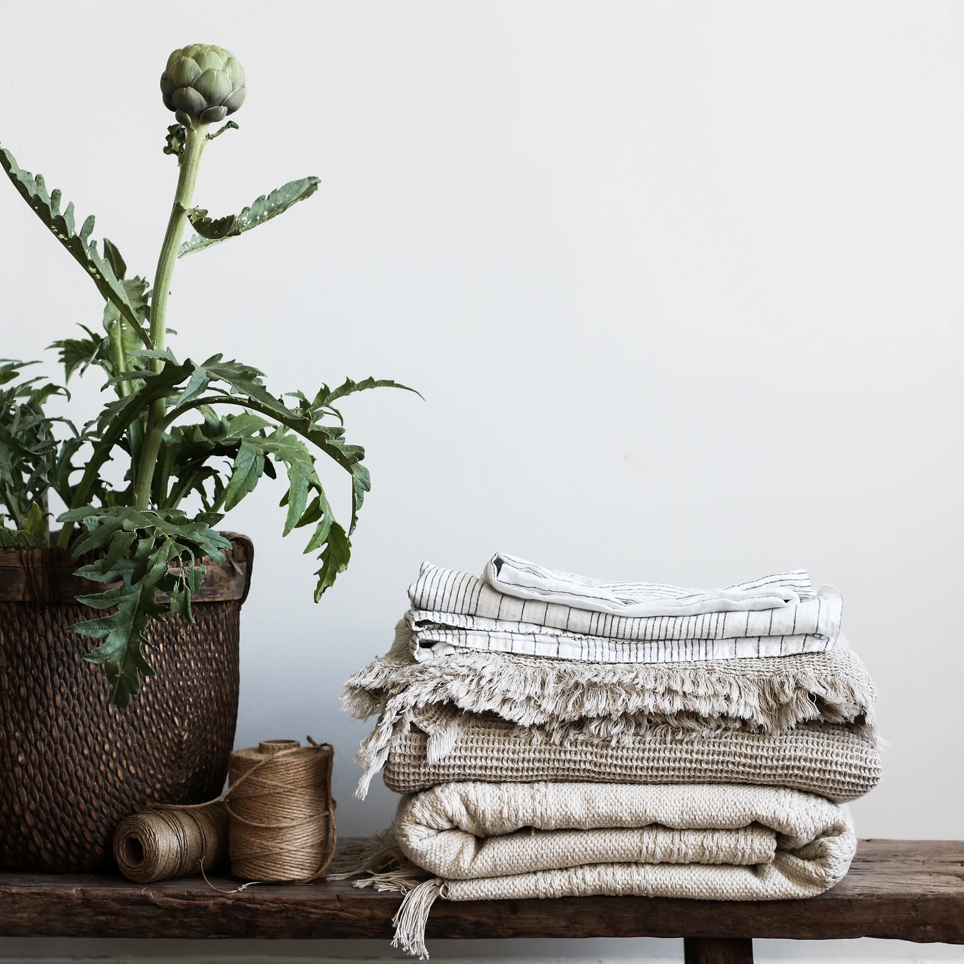 Coperta Calma 140x200 cm, Beige Tell Me More