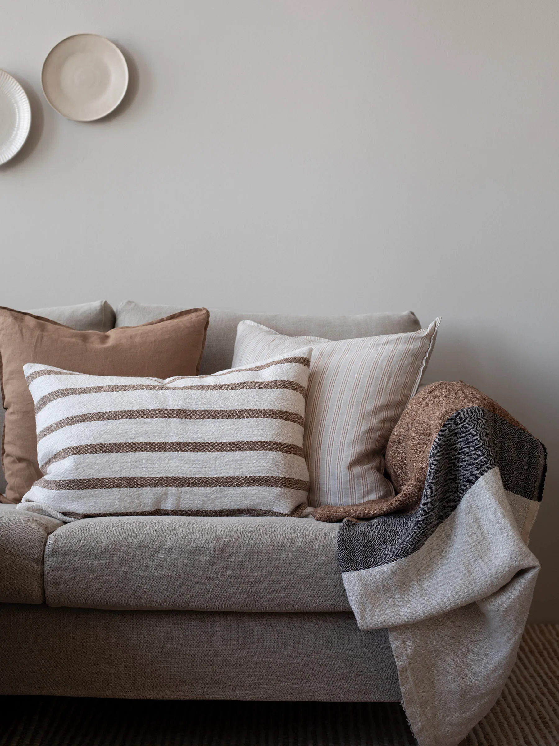 Copricuscino Gaston 40x60 cm, Nocciola Tell Me More