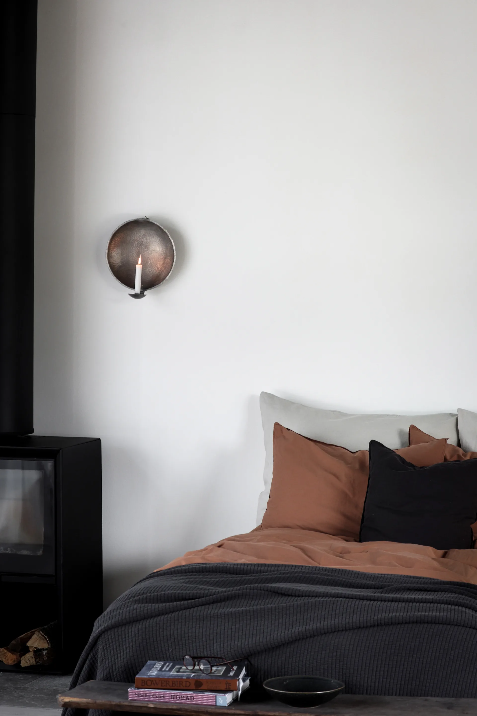 Copriletto Brick 140x200 cm, Charcoal Tell Me More