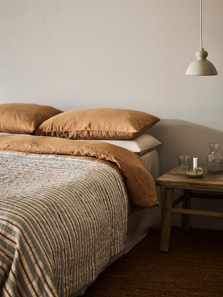 Copriletto Malva 180x260 cm, Grigio-rosso ruggine Tell Me More