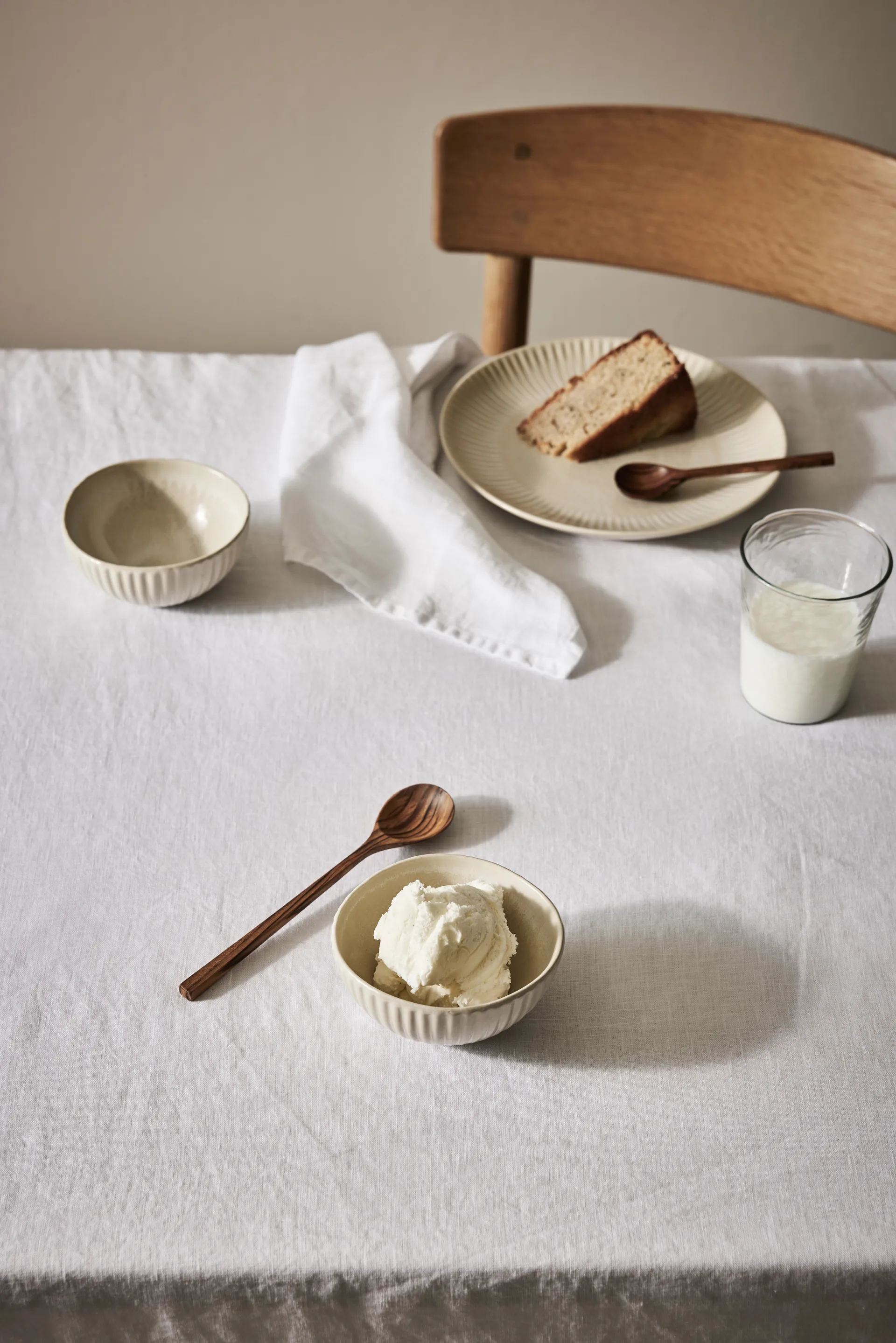 Cucchiai da portata in teak 2 pezzi, Marrone Tell Me More