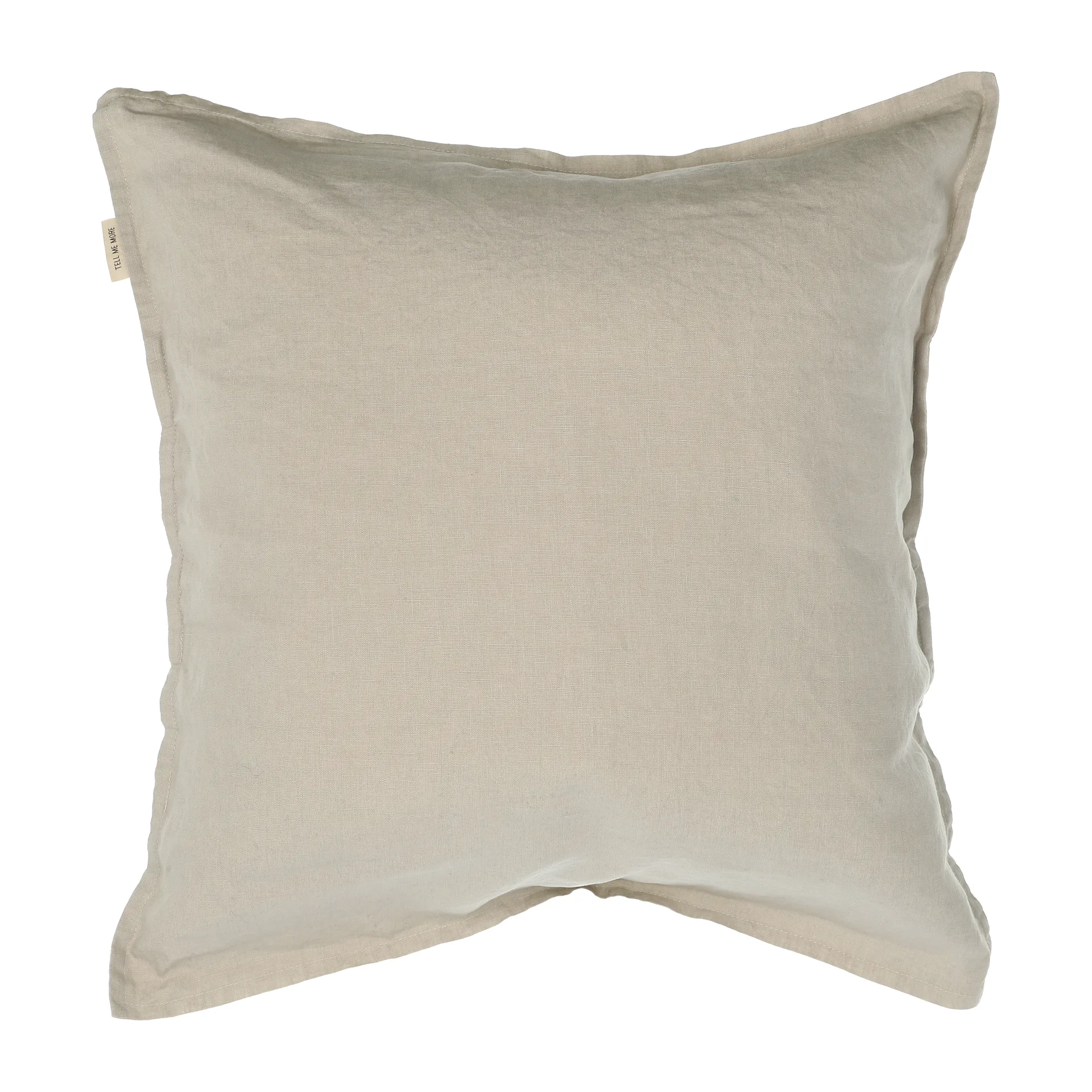 Federa Washed Linen 50x50 cm, warm grey (grey) Tell Me More