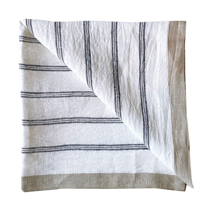 Maya tovagliolo di lino 50x50 cm - Navy Stripe - Tell Me More