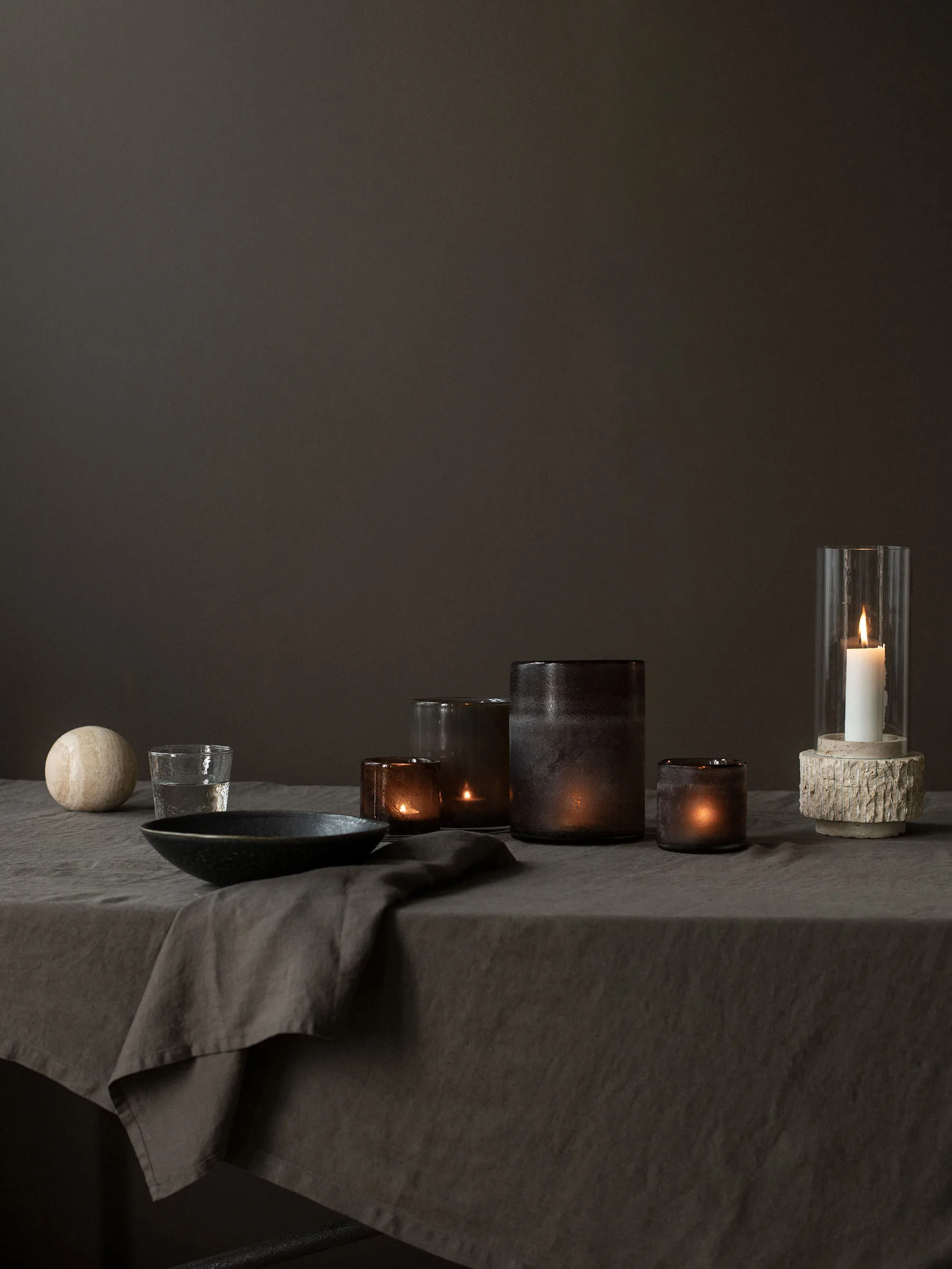 Pallina decorativa Travertine, Ø 10 cm Tell Me More