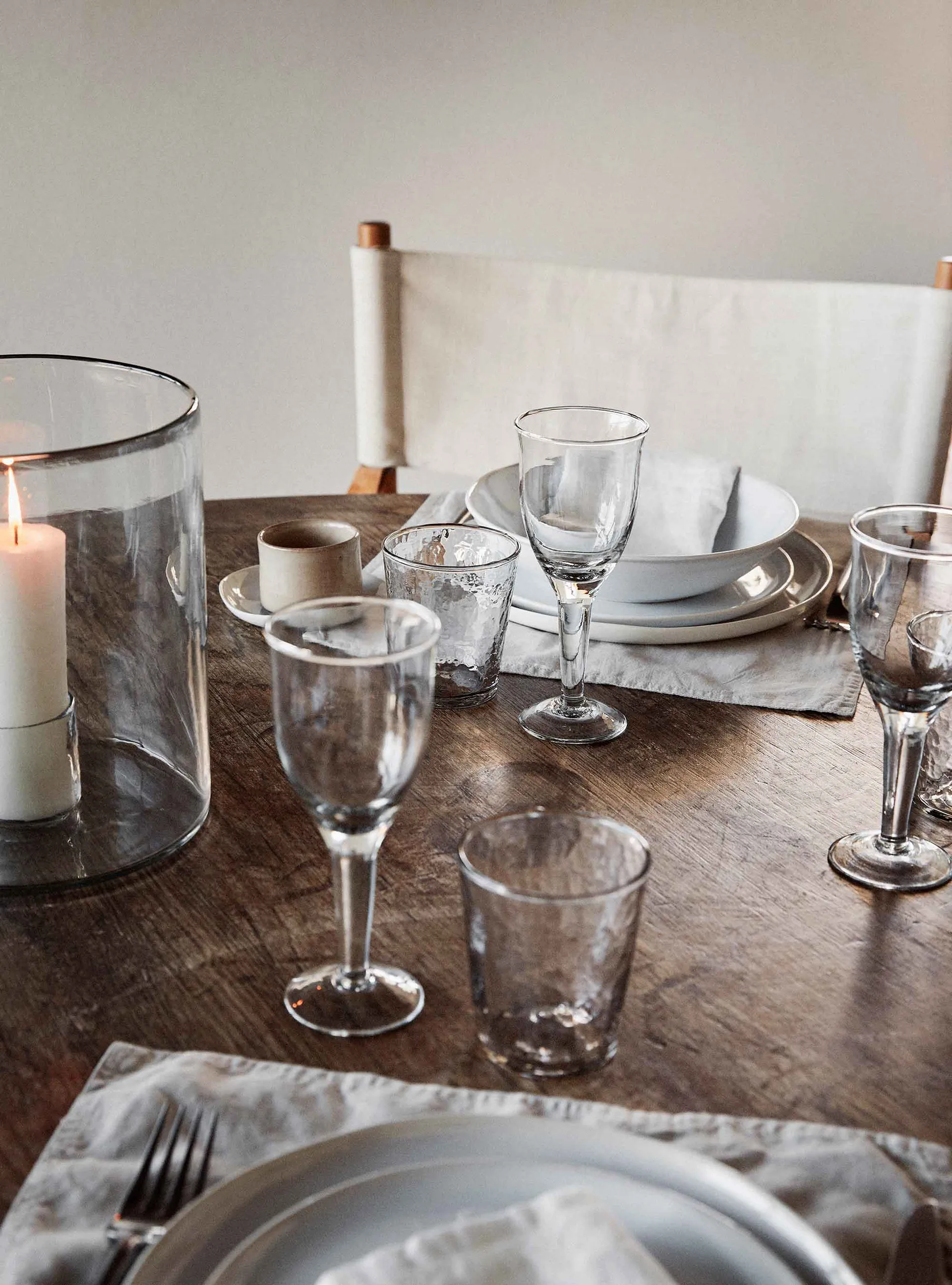 Piatto fondo Vince Ø 22,5 cm, Bianco Tell Me More