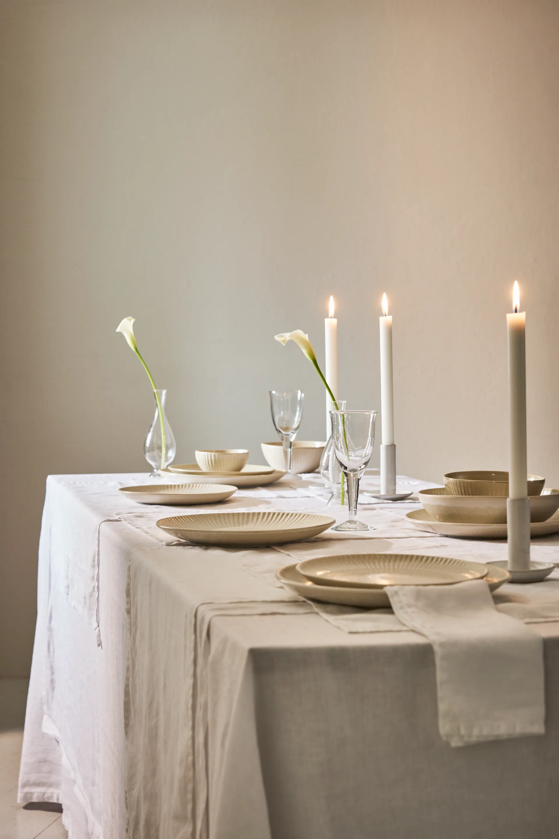 Piatto Granada Ø22 cm, Cremevit-beige Tell Me More