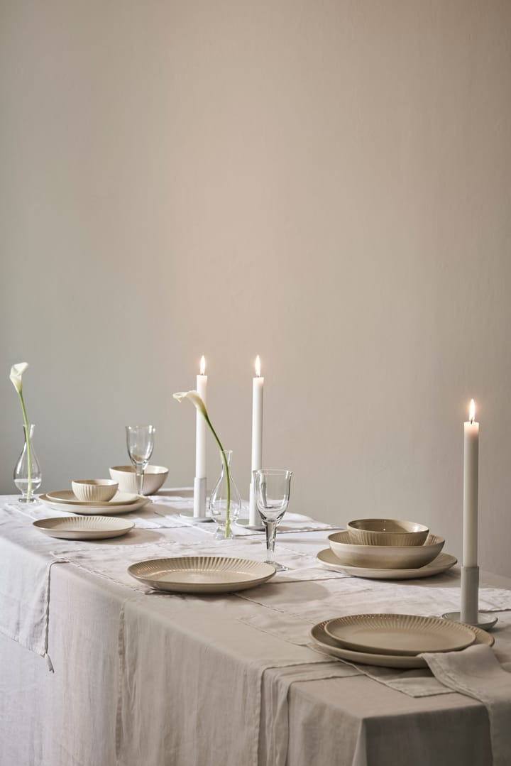 Piatto Granada Ø26,5 cm, Bianco crema-beige Tell Me More