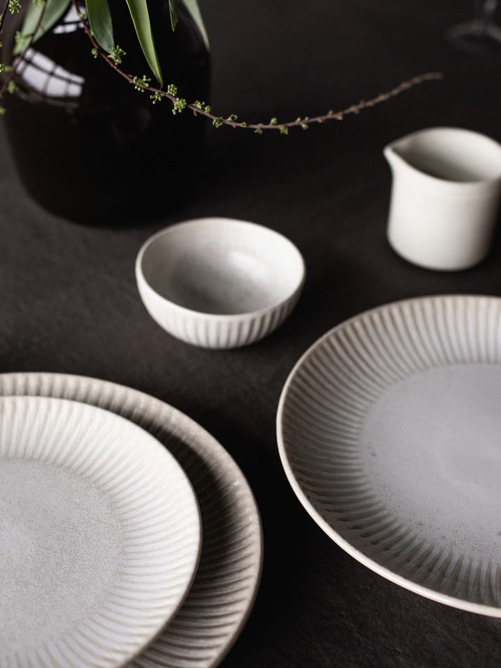 Piatto Granada Ø26,5 cm, Bianco crema-beige Tell Me More