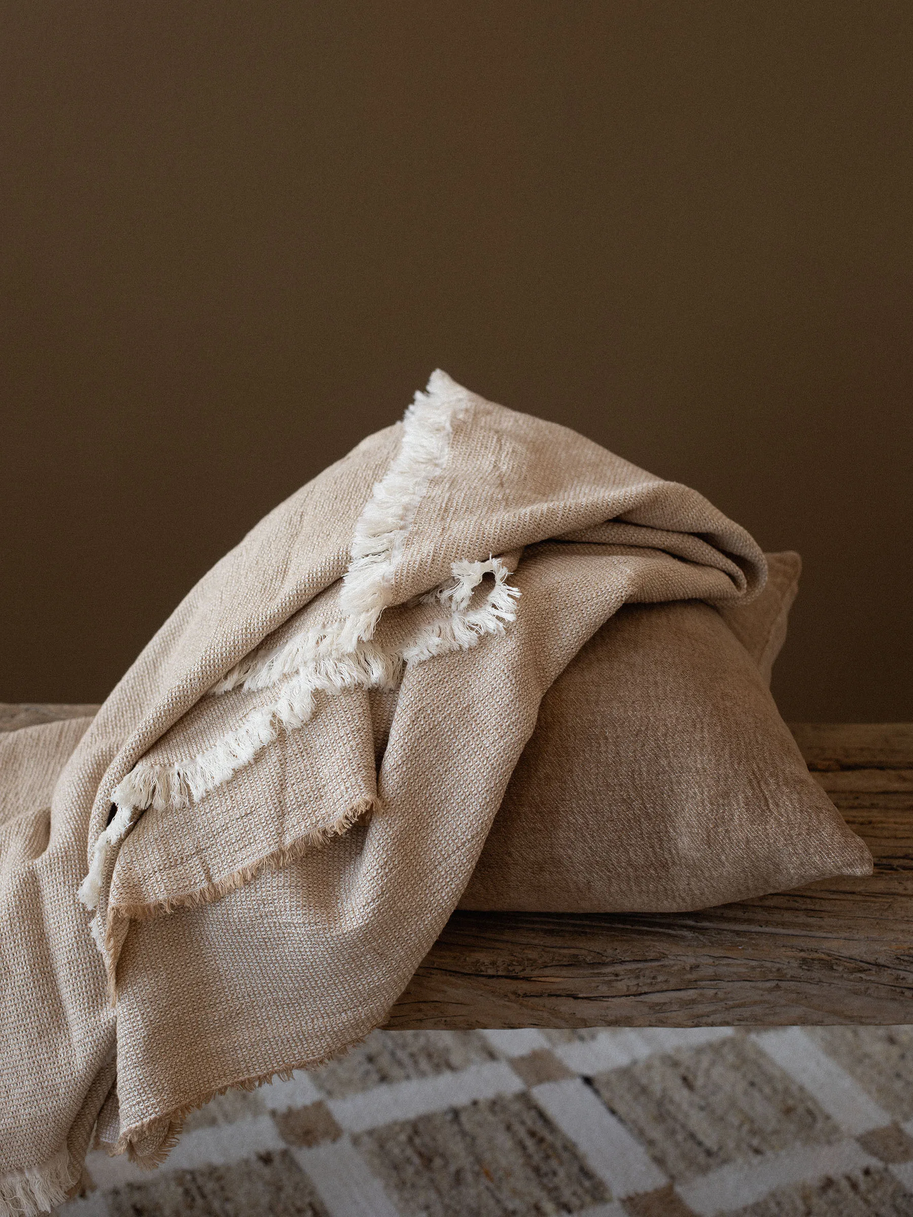 Plaid Florian 135x200 cm, Beige Tell Me More