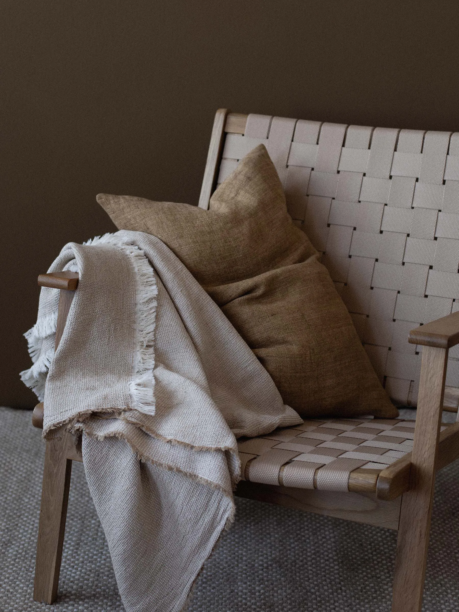 Plaid Florian 135x200 cm, Beige Tell Me More