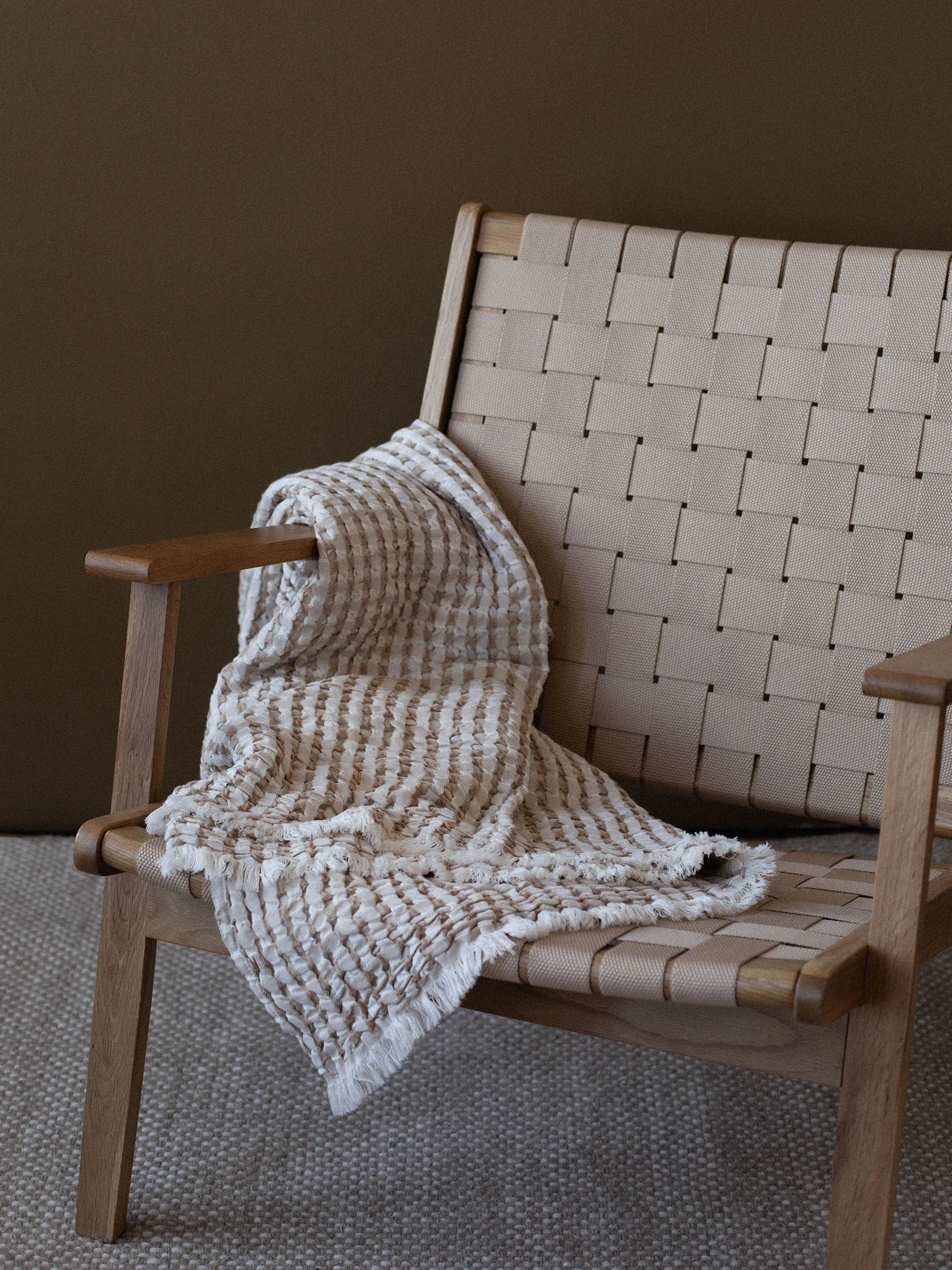 Plaid Gilbert 140x200 cm, Beige Tell Me More