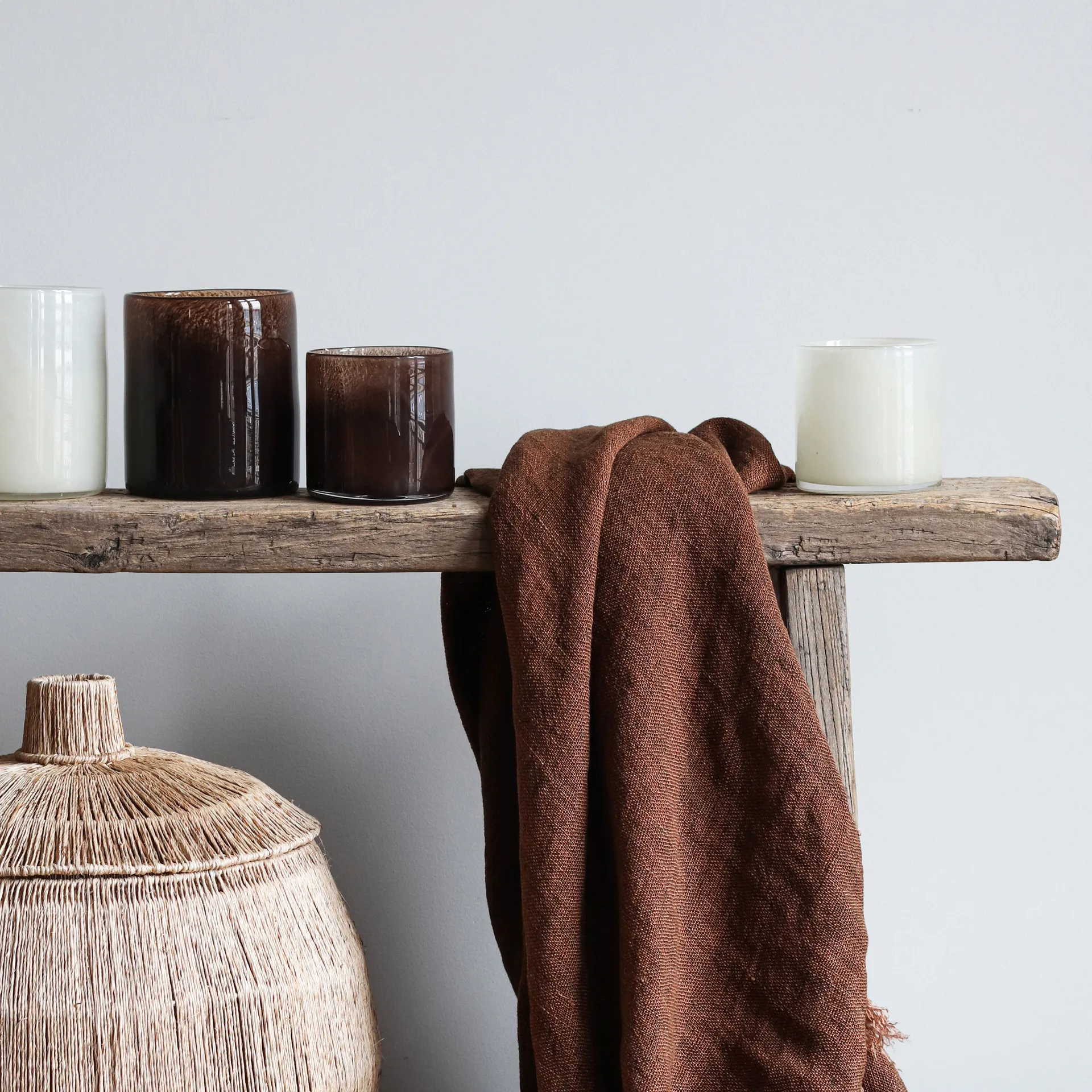 Portacandela Lyric S, linen (bianco) Tell Me More