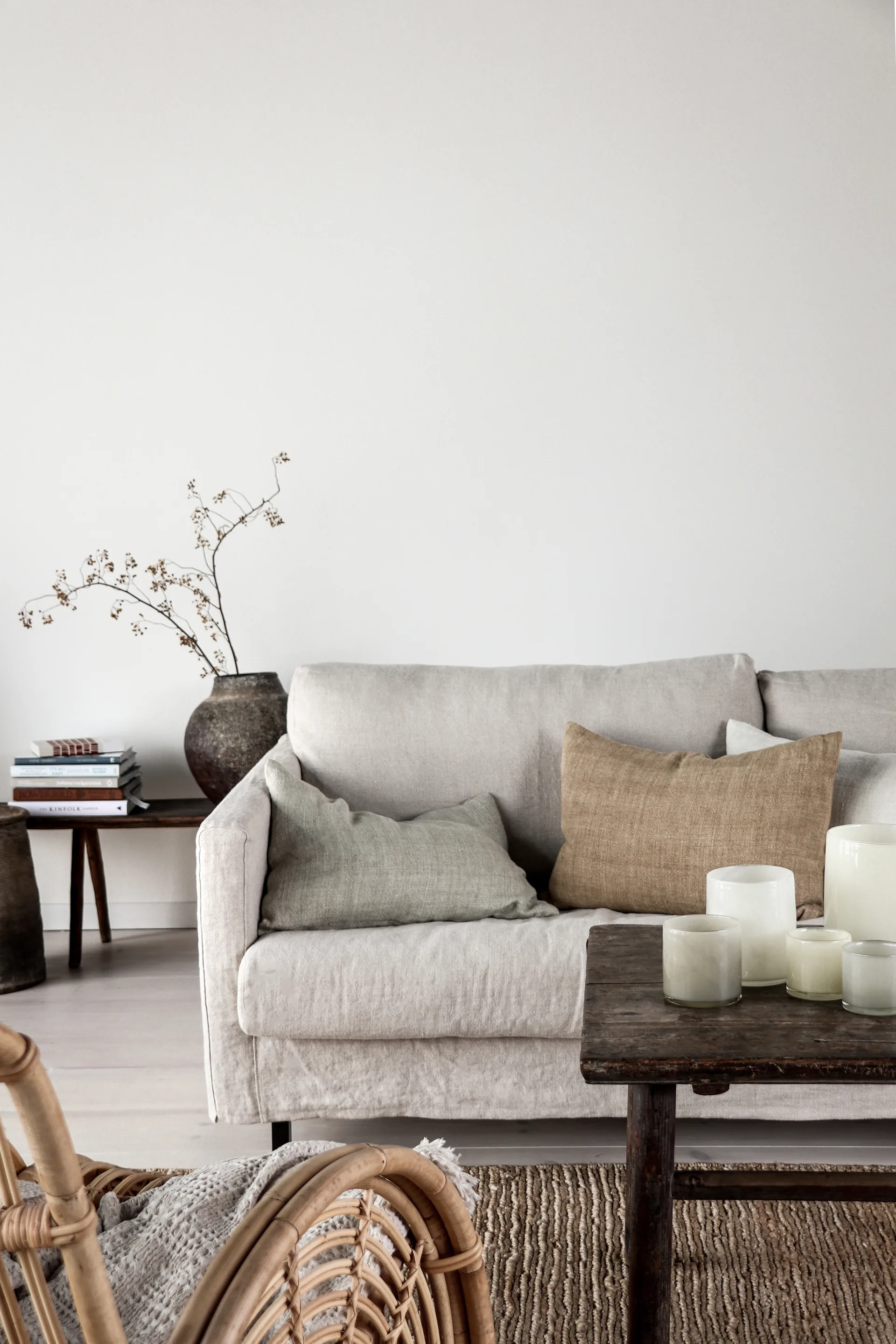 Portacandela Lyric XS, Linen (bianco) Tell Me More