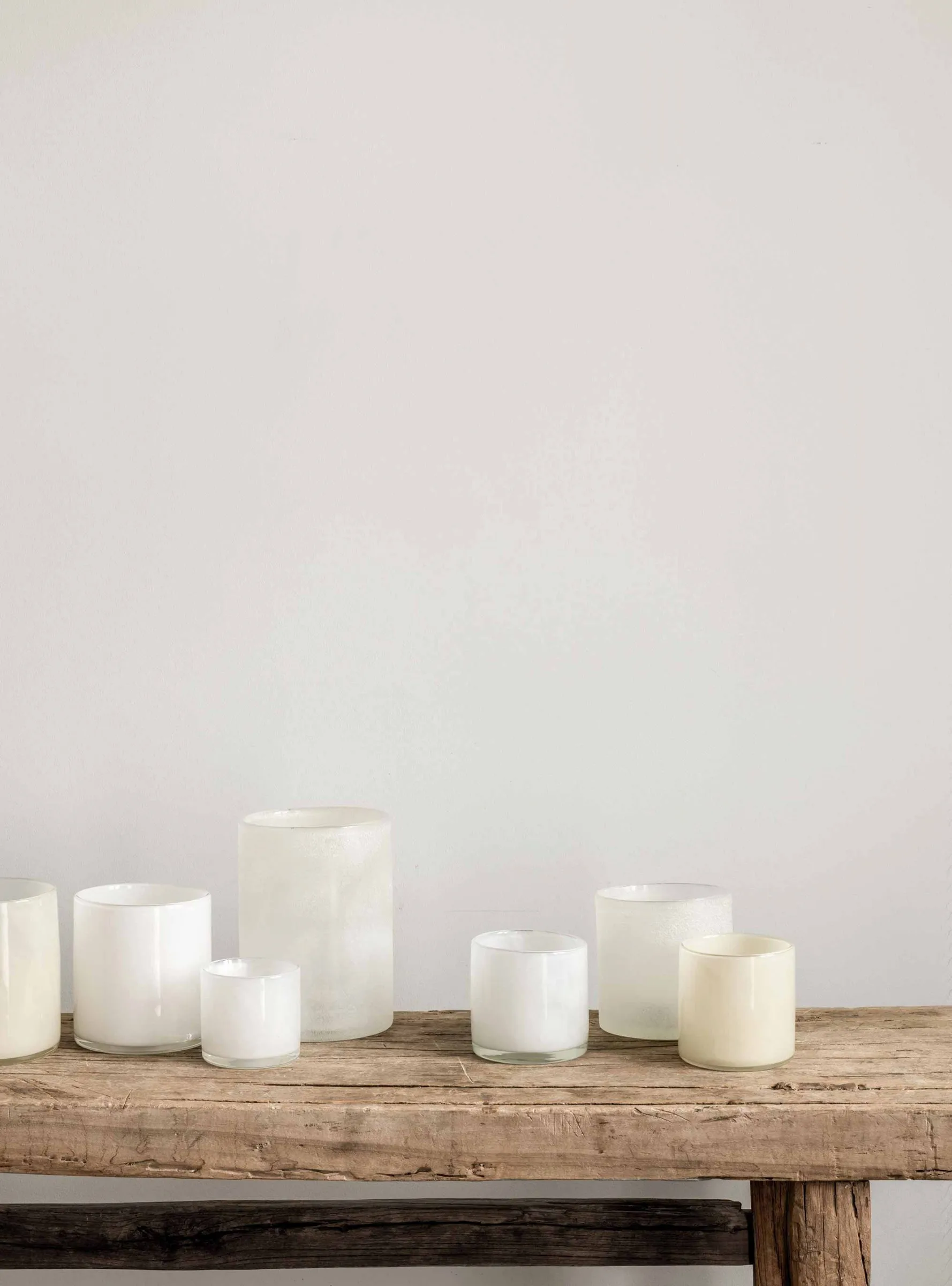 Portacandela Lyric XS, Linen (bianco) Tell Me More