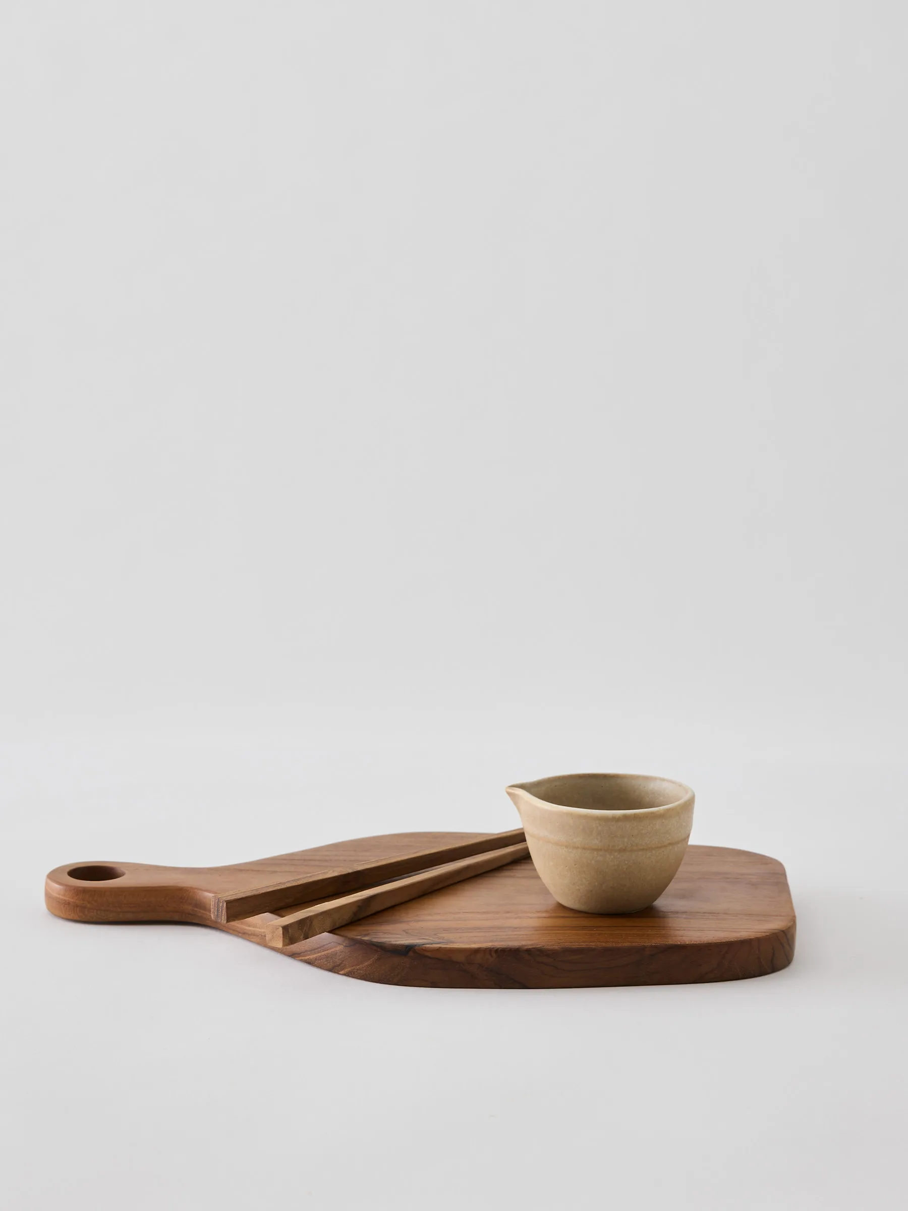 Tagliere da portata Teak, 17,5x30 cm Tell Me More