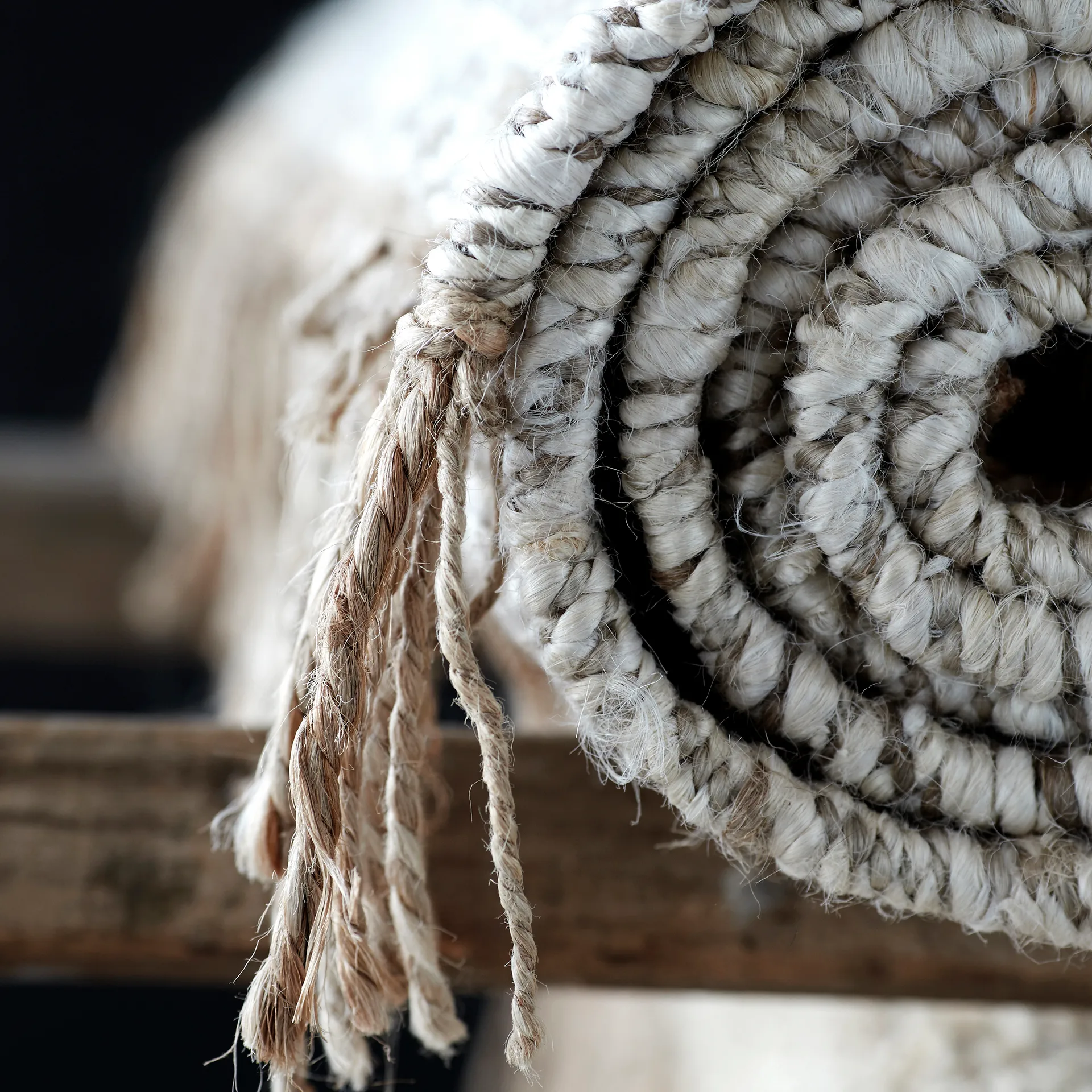 Tappeto Hemp nature-bianco, 140x200 cm Tell Me More