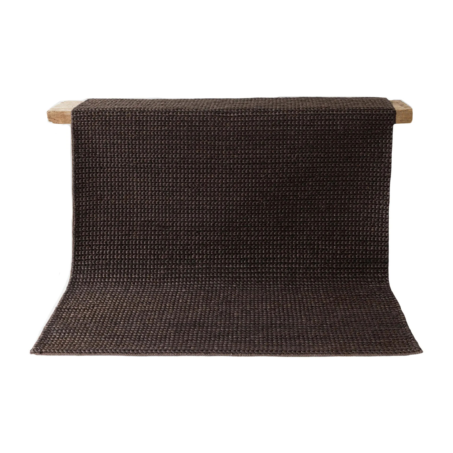 Tappeto in canapa Mid knot 200x300 cm, Marrone Tell Me More