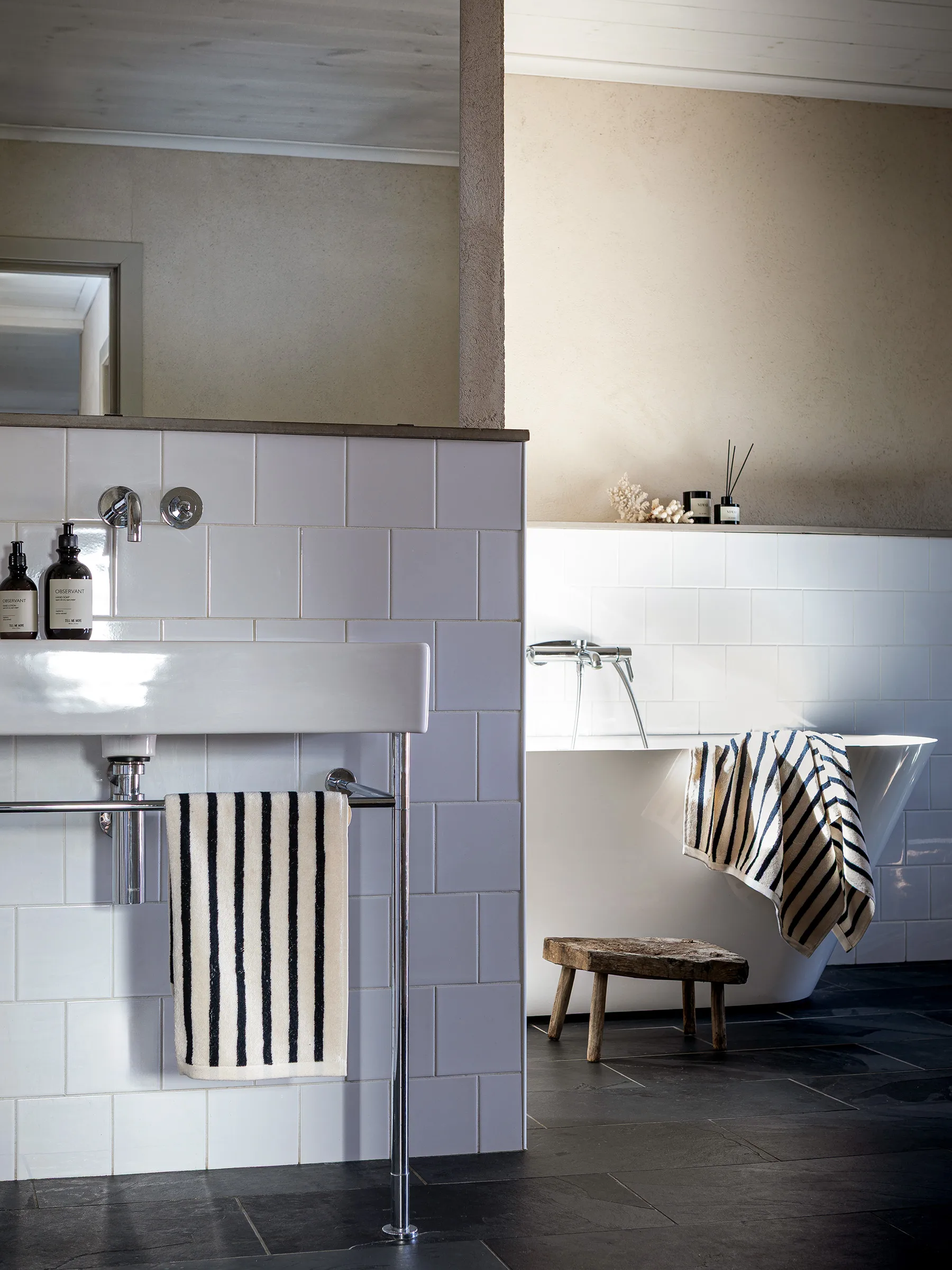 Telo da bagno Bonnie 70x140 cm, Nero Tell Me More