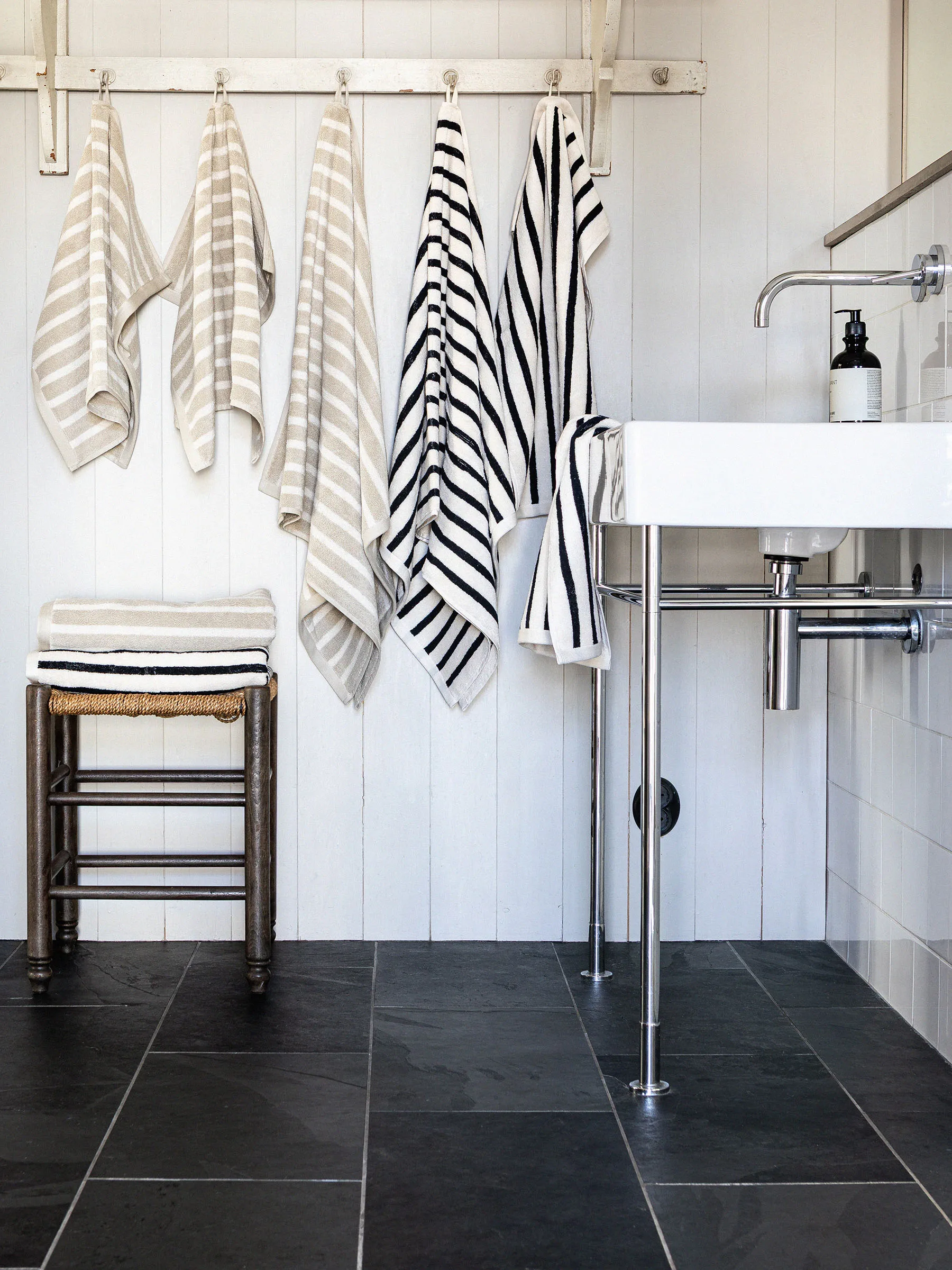 Telo da bagno Bonnie 70x140 cm, Nero Tell Me More