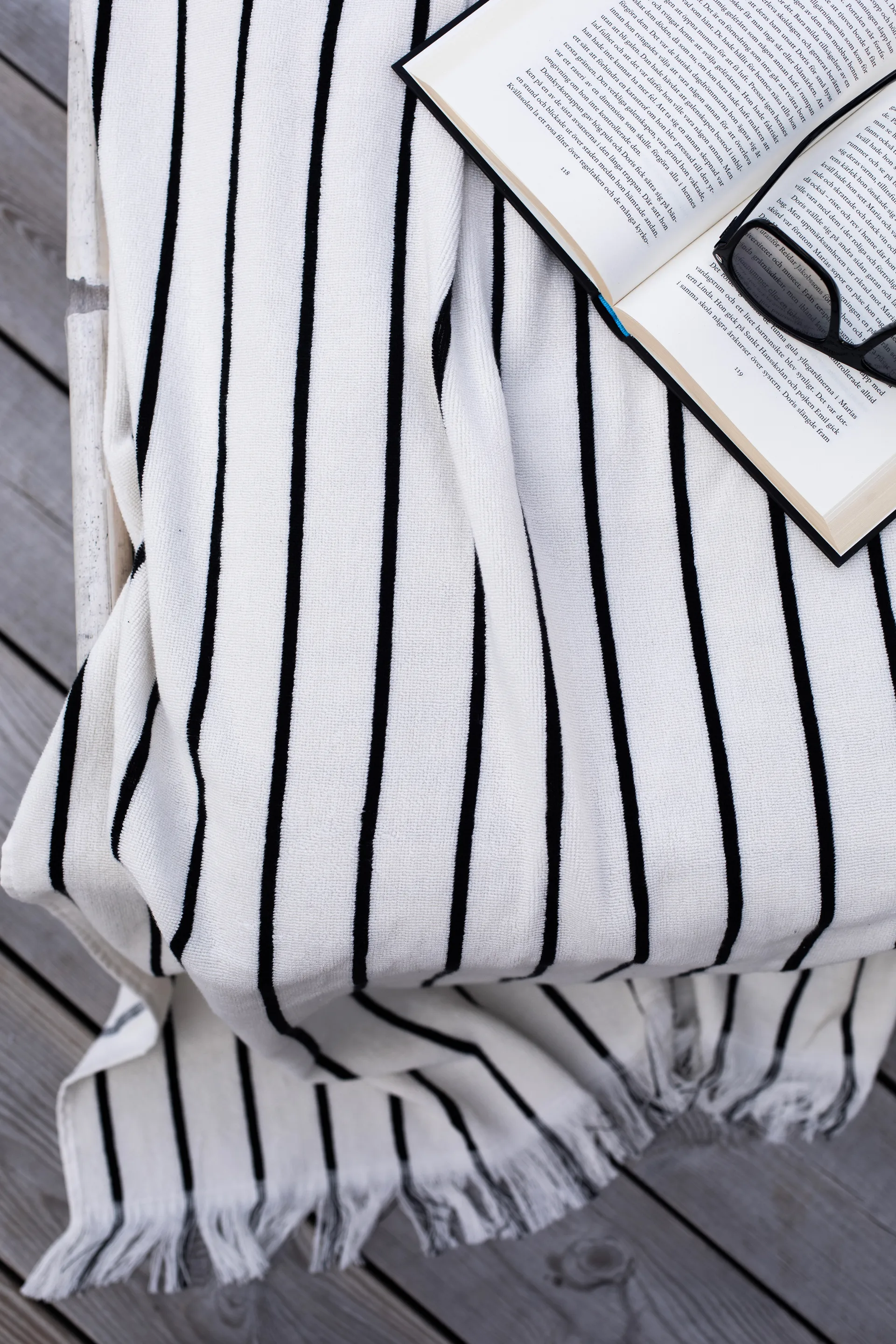 Telo da bagno Juno 100x180 cm, Nero Tell Me More