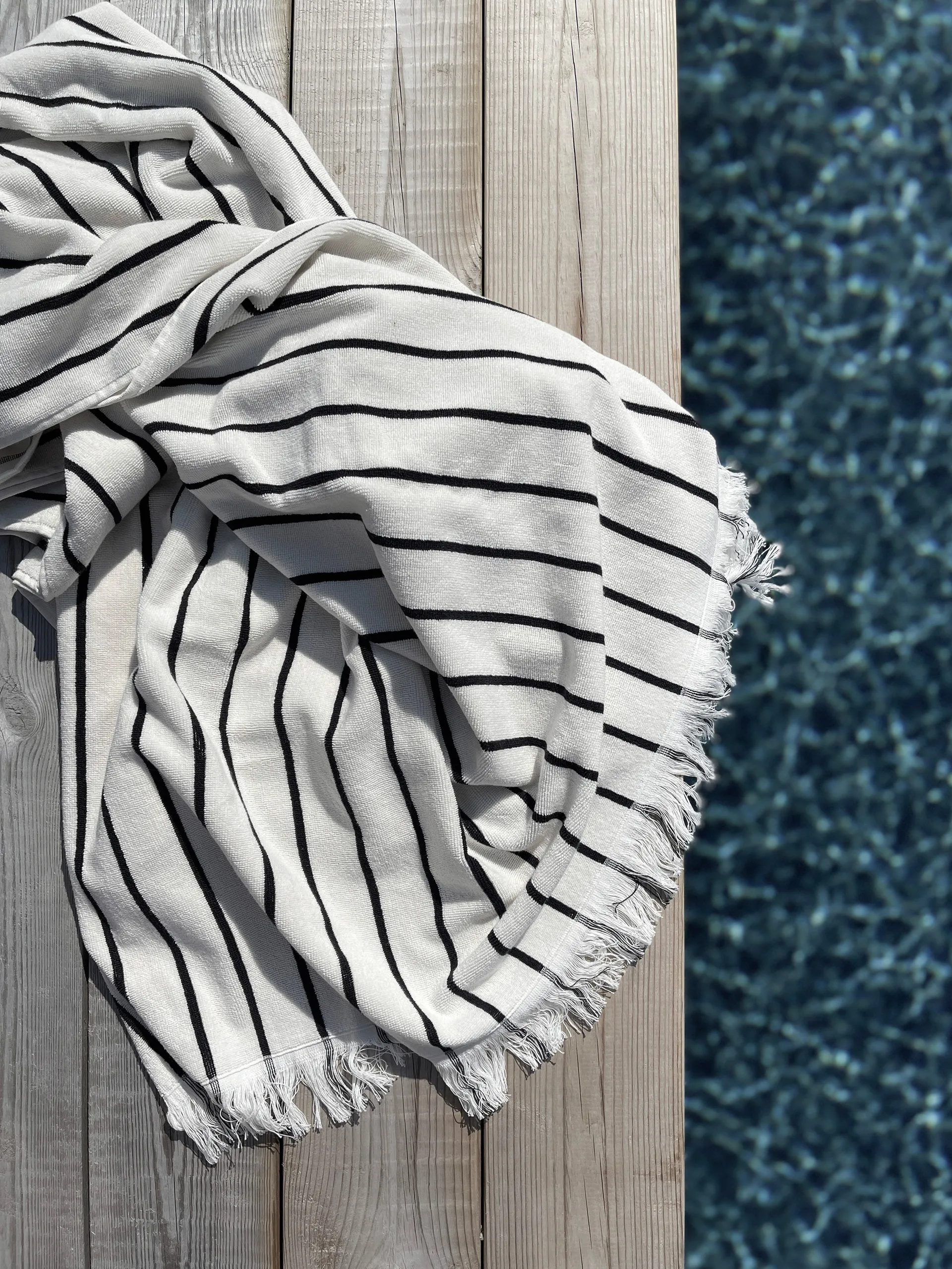 Telo da bagno Juno 100x180 cm, Nero Tell Me More