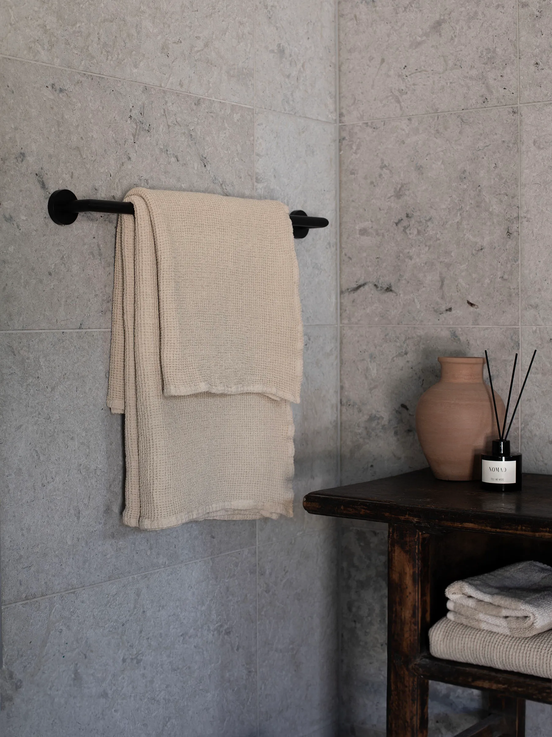 Telo da bagno Nella 100x150 cm, Beige Tell Me More