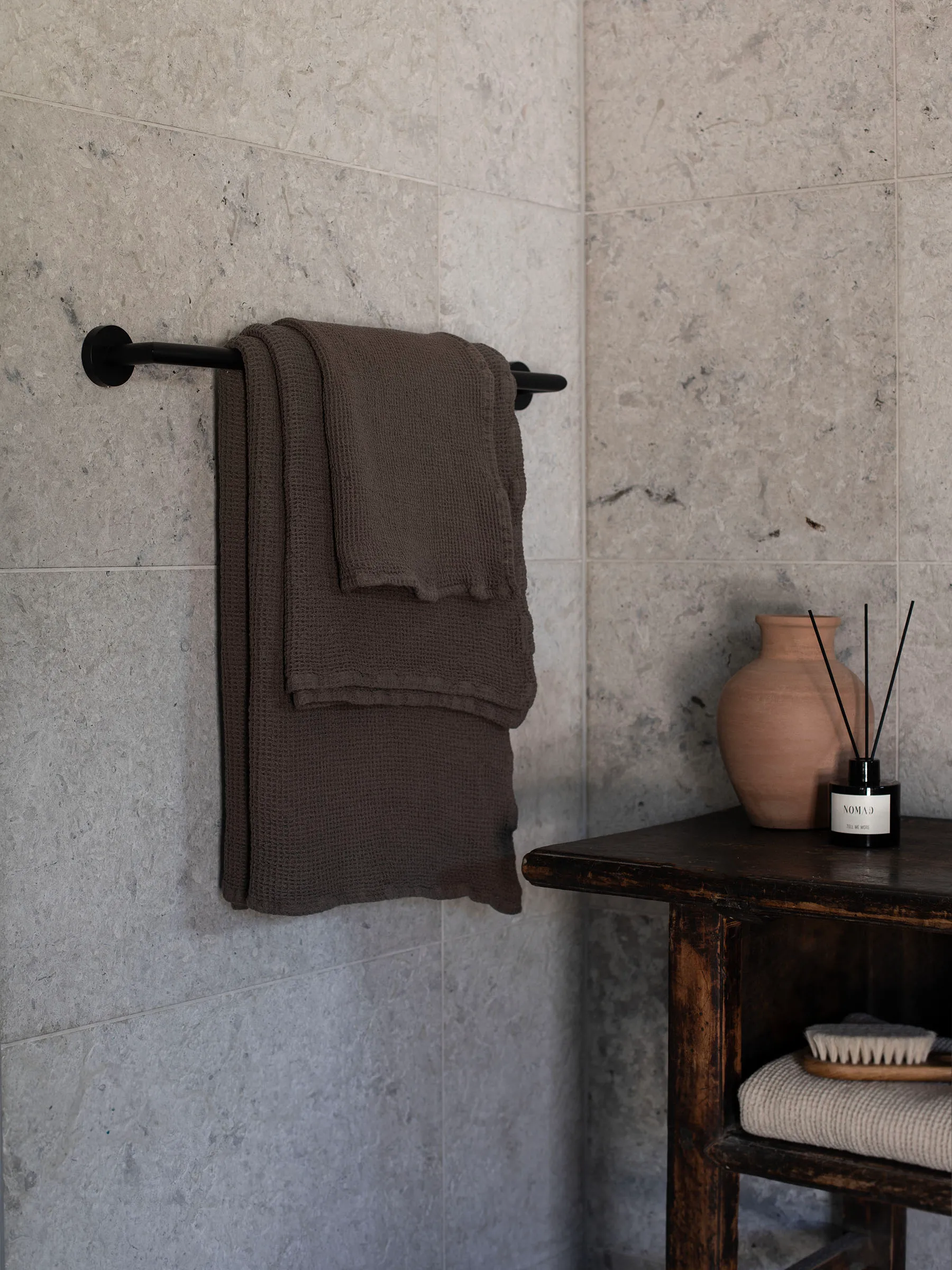 Telo da bagno Nella 70x140 cm, Taupe Tell Me More