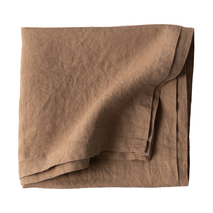 Tovaglia in lino 175x175 cm - Hazelnut - Tell Me More