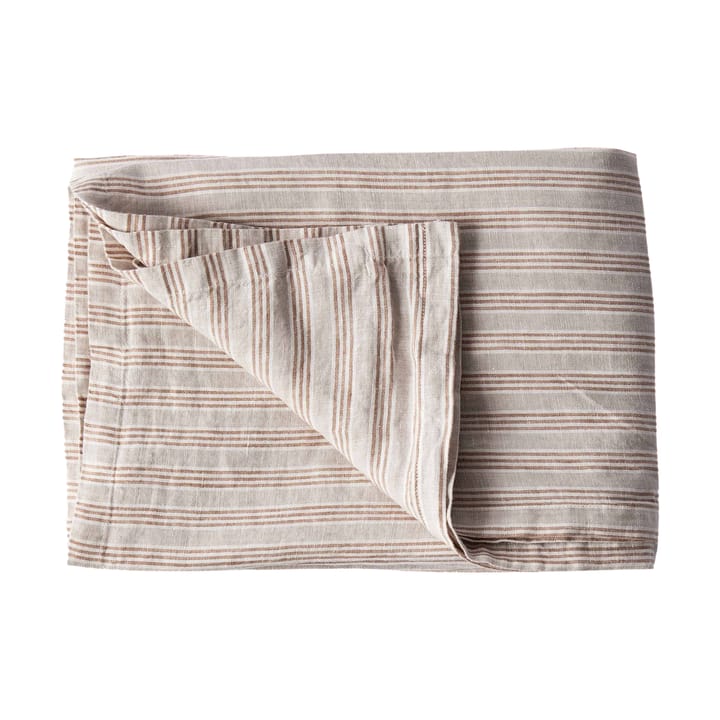 Tovaglia in lino Tell Me More 330x145 cm - Hazelnut stripe - Tell Me More