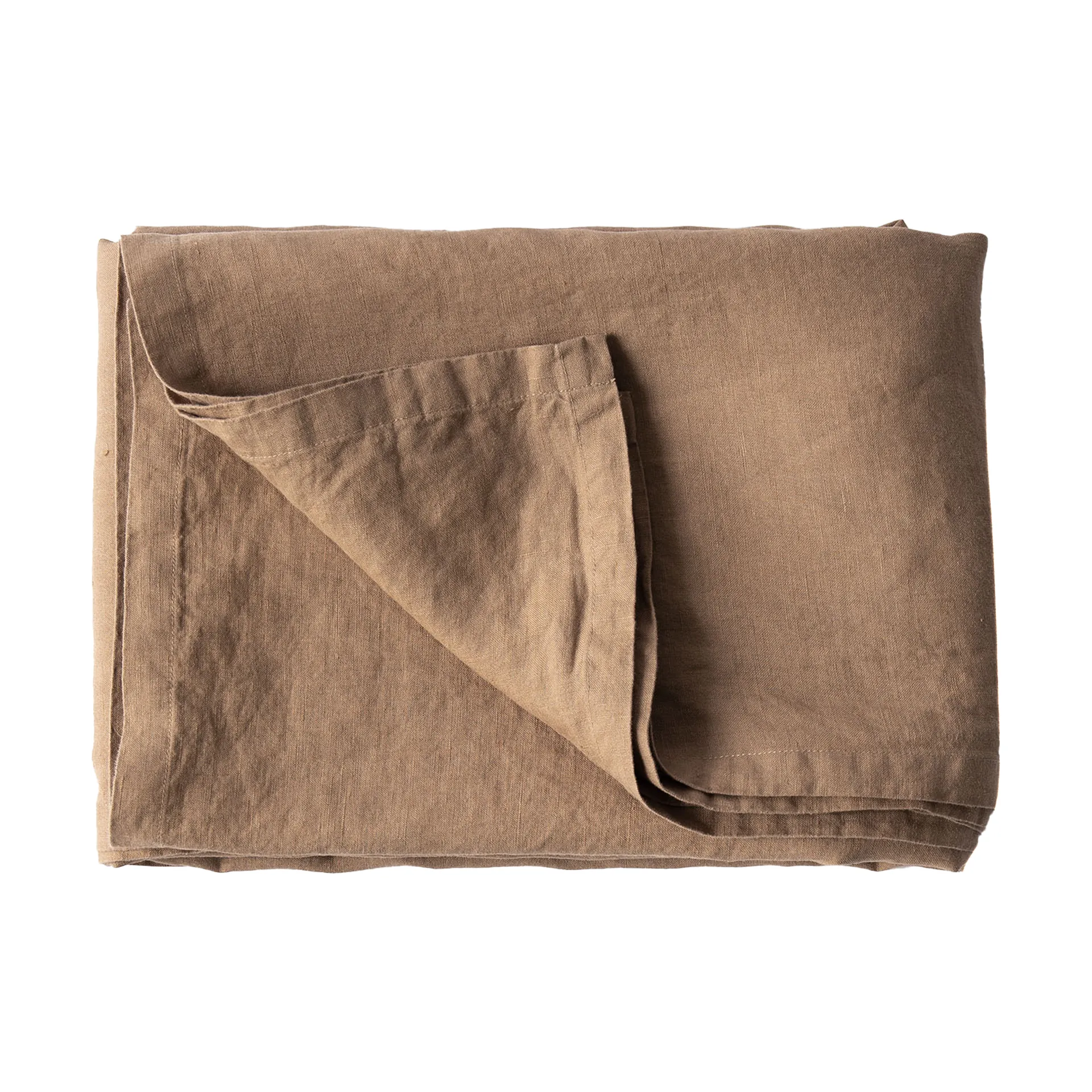 Tovaglia in lino Tell Me More 330x145 cm, Hazelnut Tell Me More