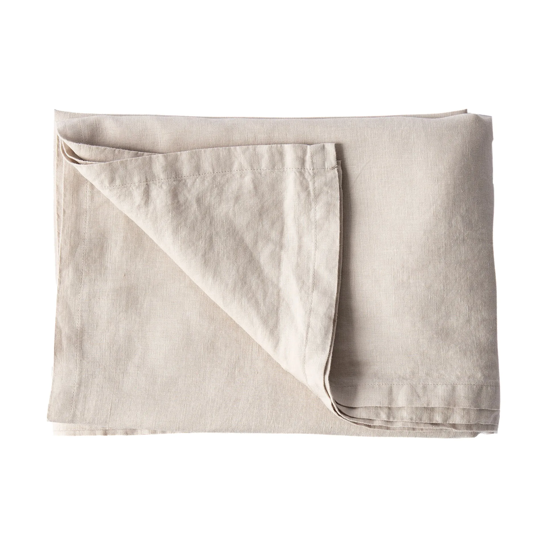 Tovaglia in lino Tell Me More 330x145 cm, Warm grey Tell Me More