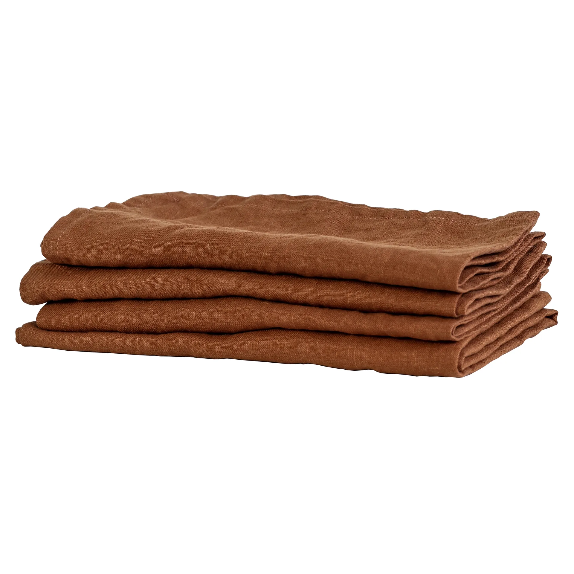 Tovagliolo Washed linen 45x45 cm, amber (marrone) Tell Me More