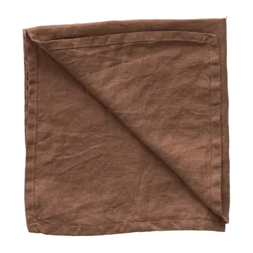 Tovagliolo Washed linen 45x45 cm - amber (marrone) - Tell Me More