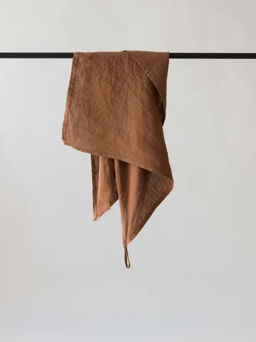 Tovagliolo Washed linen 45x45 cm - amber (marrone) - Tell Me More