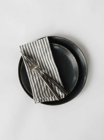 Tovagliolo Washed linen 45x45 cm - Grigio-bianco - Tell Me More