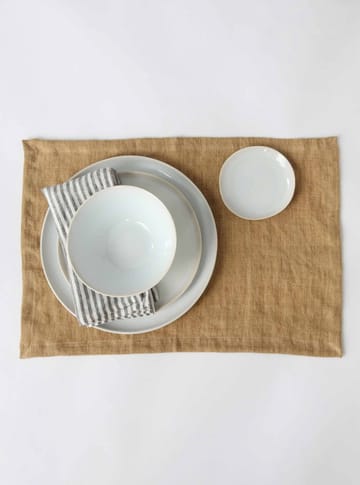 Tovagliolo Washed linen 45x45 cm - Grigio-bianco - Tell Me More