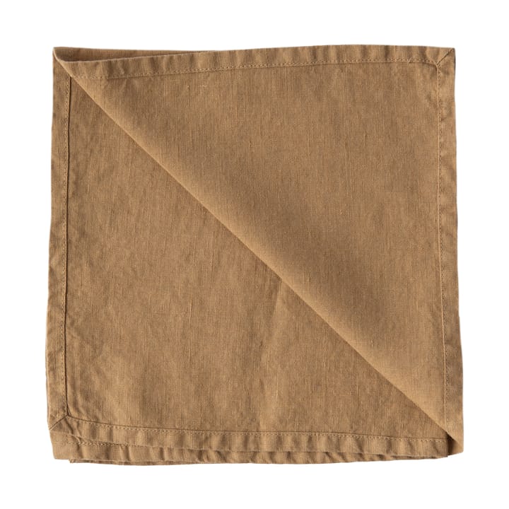 Tovagliolo Washed linen 45x45 cm - Hazelnut - Tell Me More