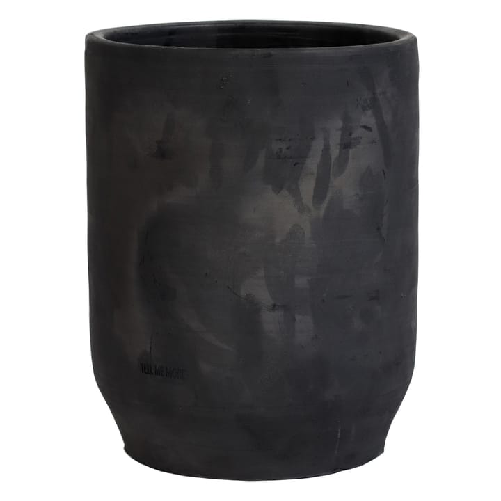 Vaso da fiori Hero cilindrico, Nero Tell Me More