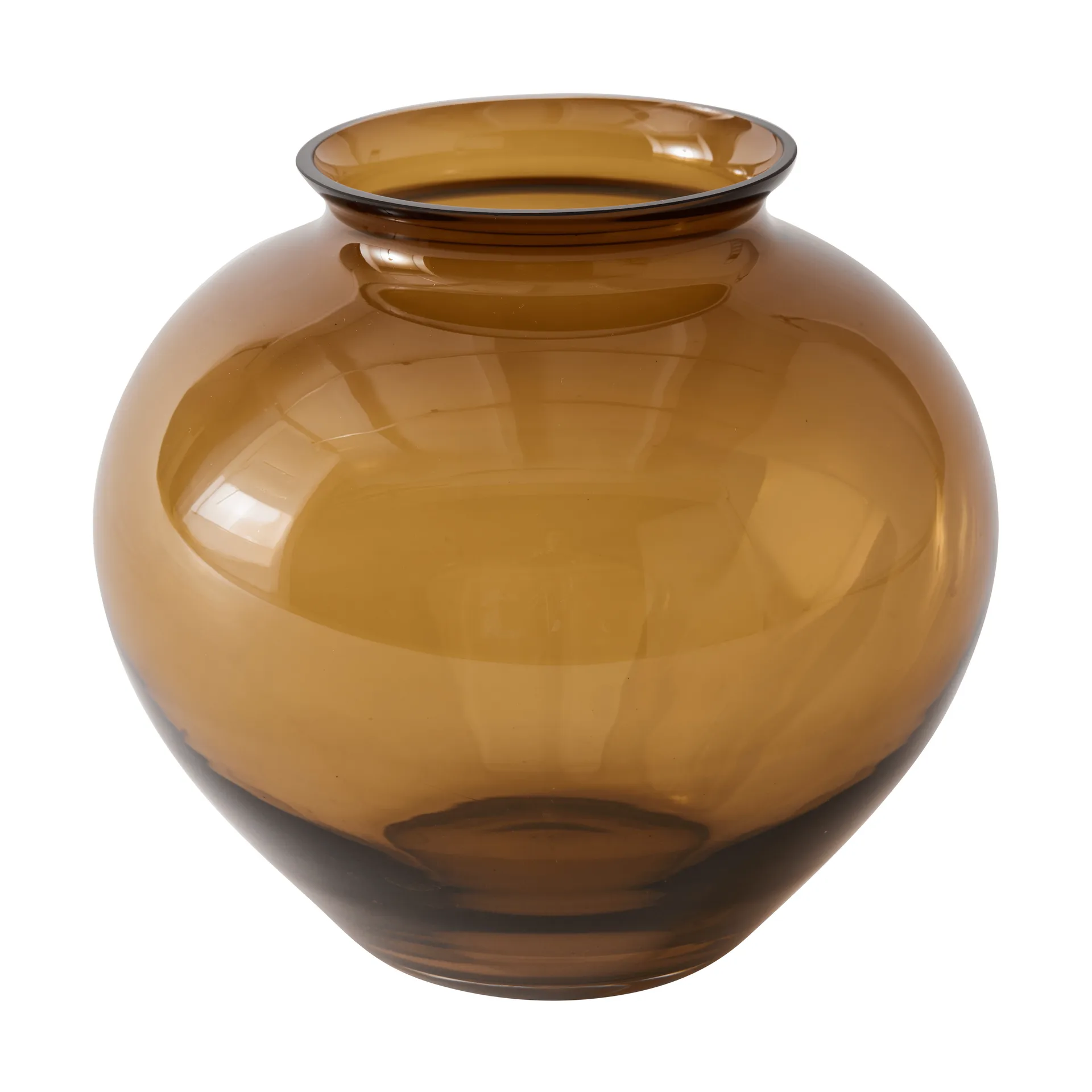 Vaso Velino, Ambra marrone, Ø20,5x18,5 cm Tell Me More