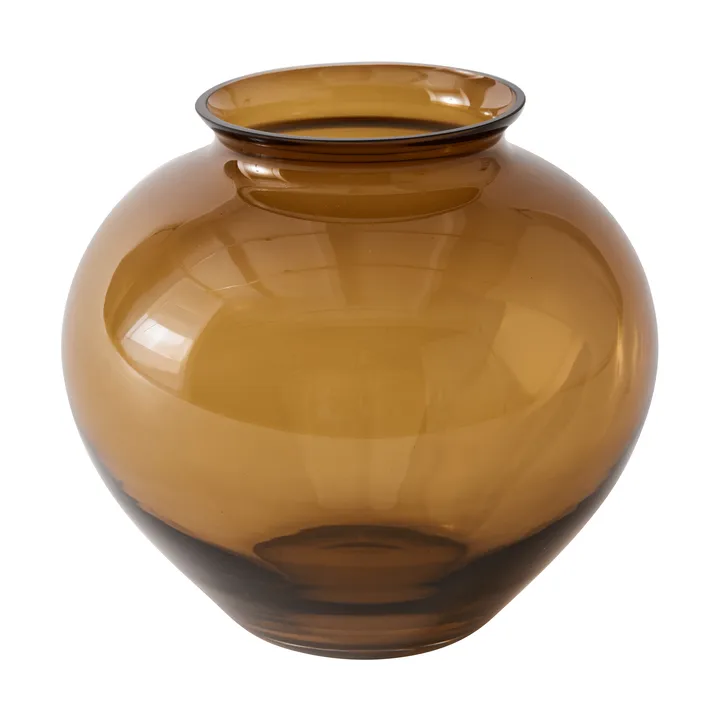 Vaso Velino - Ambra marrone, Ø20,5x18,5 cm - Tell Me More