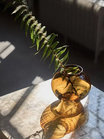 Vaso Velino - Ambra marrone, Ø20,5x18,5 cm - Tell Me More